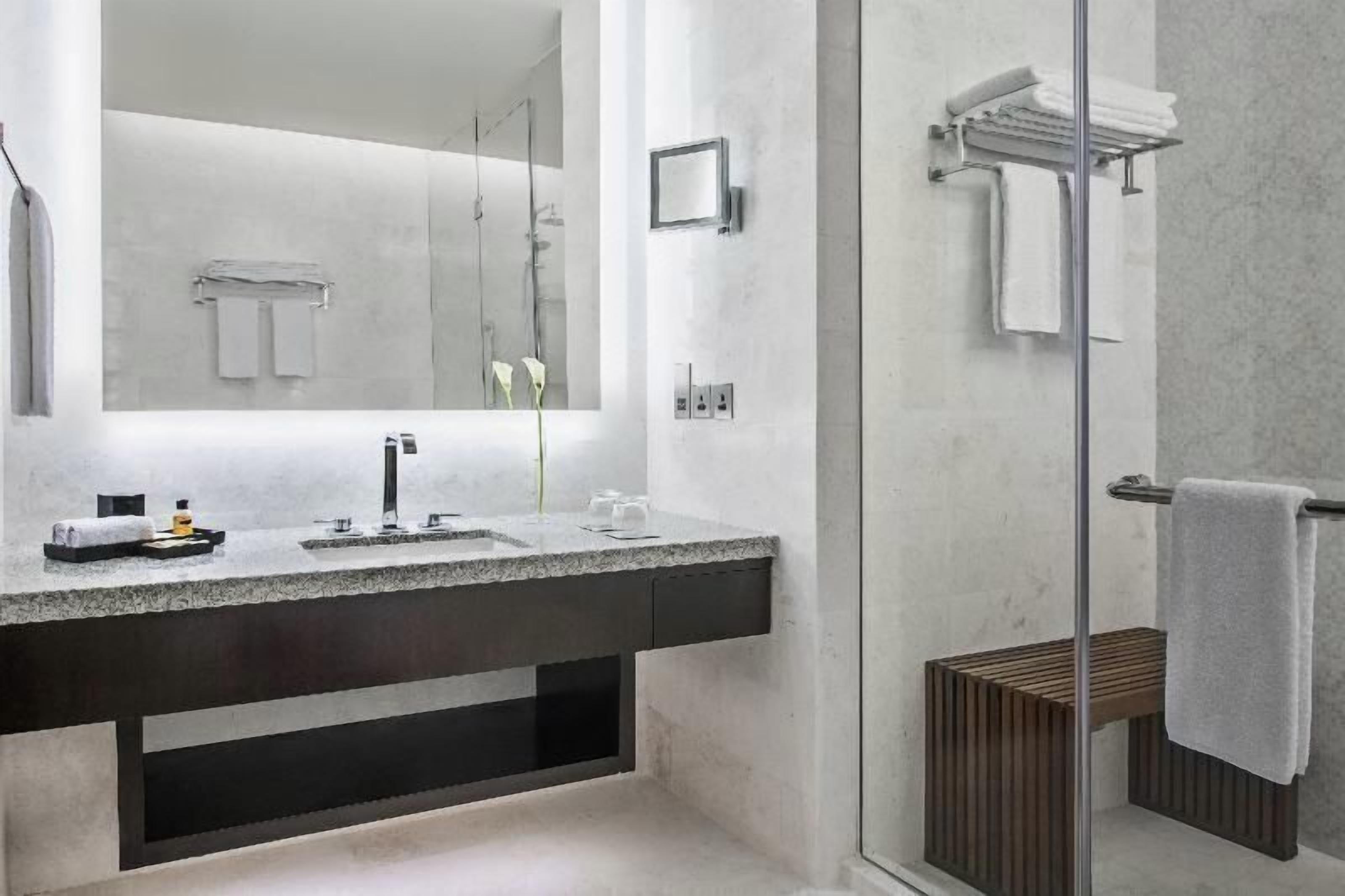 Bathroom | Separate bathtub and shower, hair dryer, bathrobes, slippers