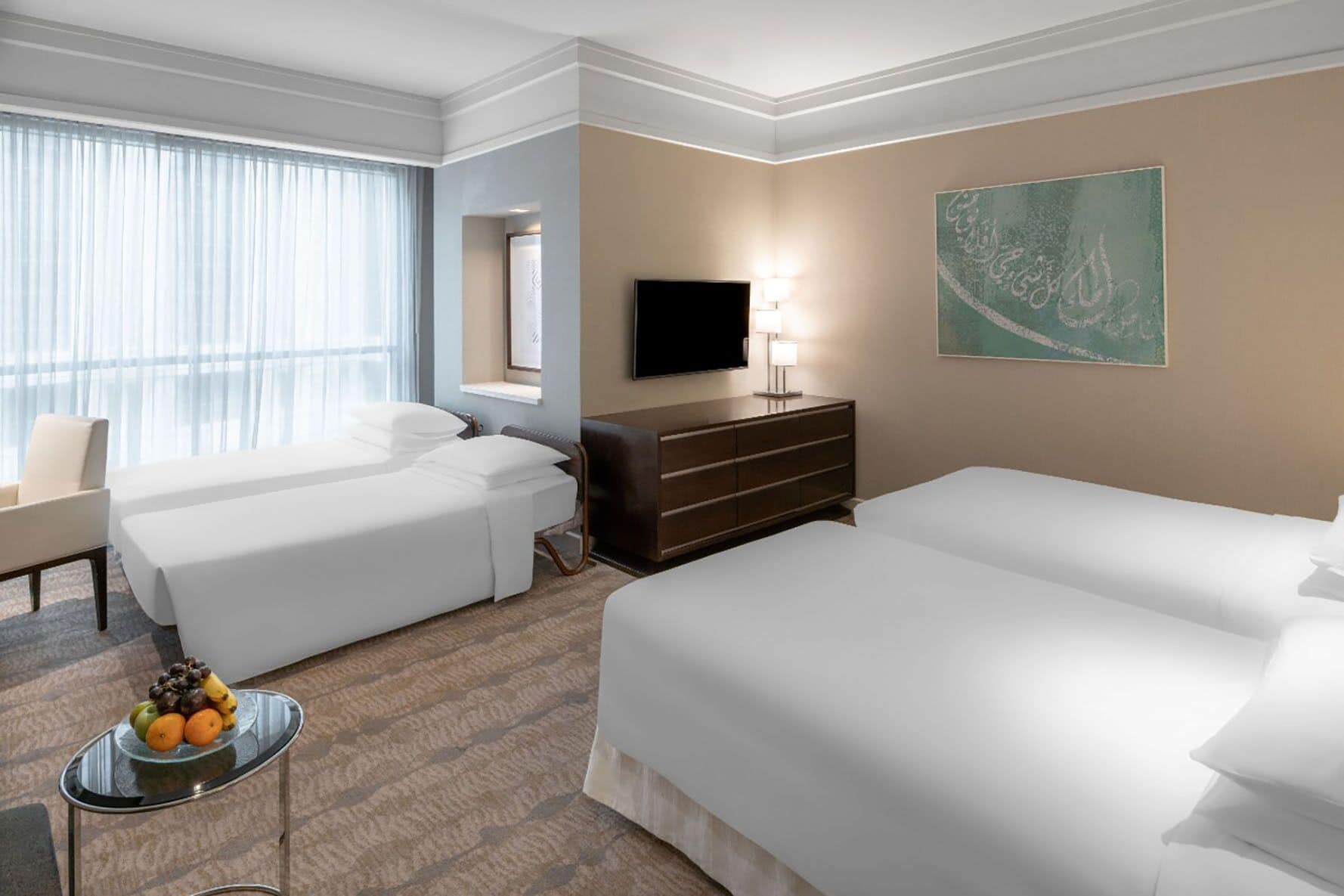 room (4 twin beds) | in-room safe, desk, blackout curtains, soundproofing