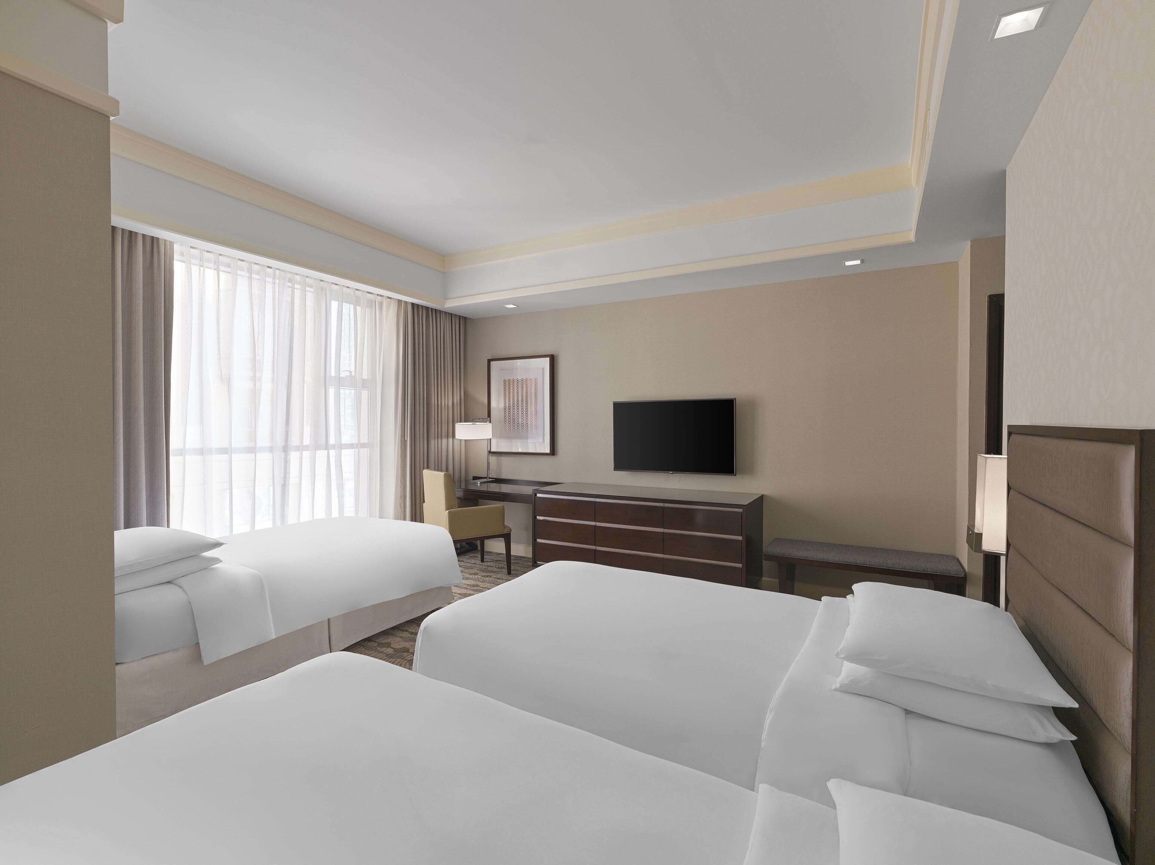 Room, 3 Twin Beds | In-room safe, desk, blackout drapes, soundproofing