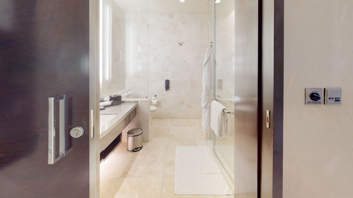 room (4 twin beds) | bathroom | separate bathtub and shower, hair dryer, bathrobes, slippers