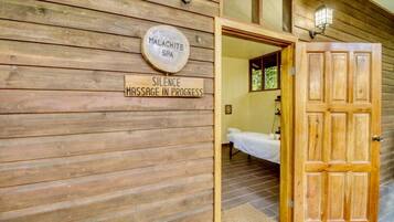 Couples treatment rooms, hot stone massages, deep-tissue massages