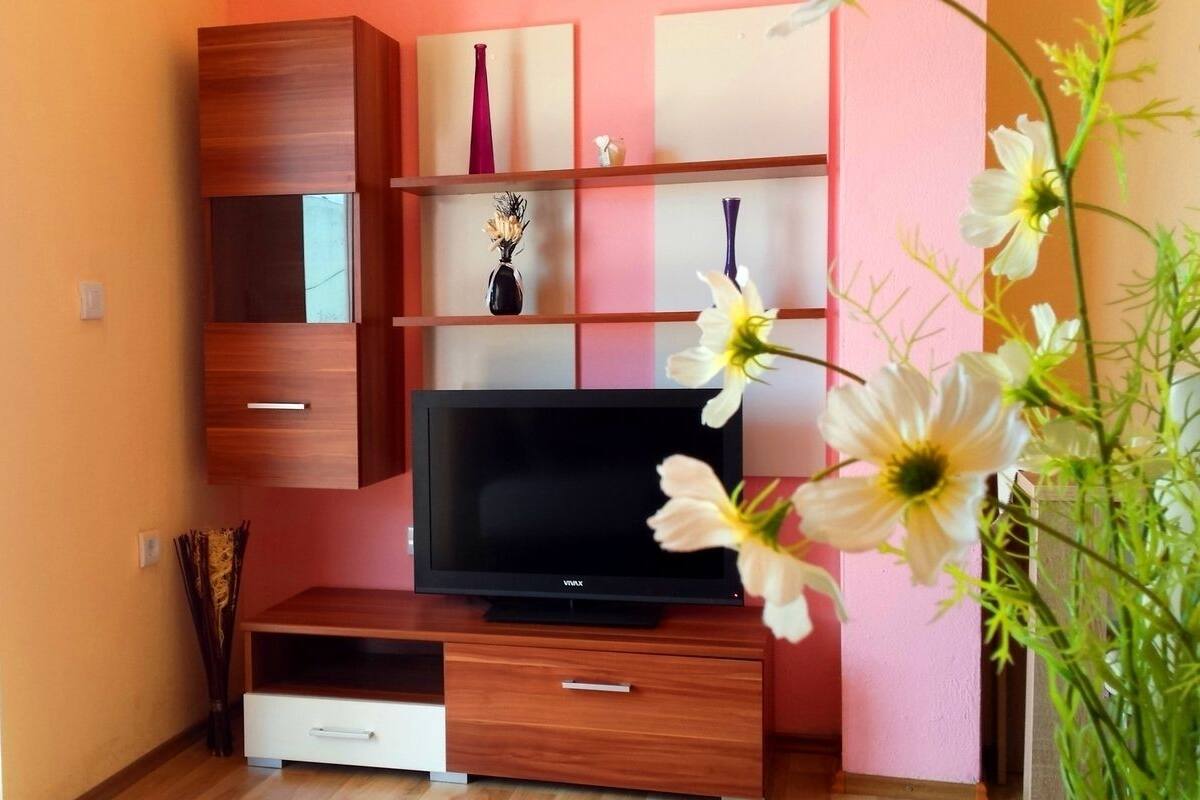 Premier-Apartment, 2 Schlafzimmer, Balkon, Meerblick | Zimmerausstattung