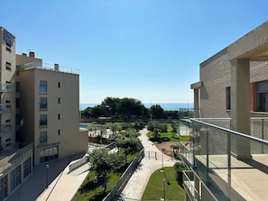 Blick von der Unterkunft