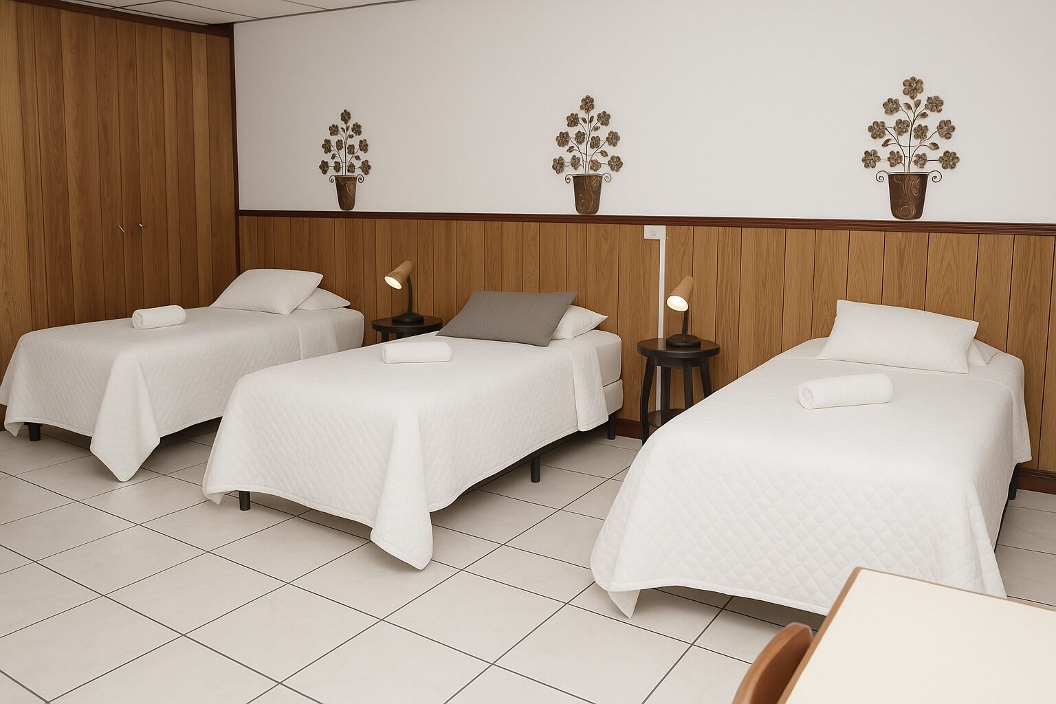 triple room | 1 bedroom, desk, iron/ironing board, free wifi