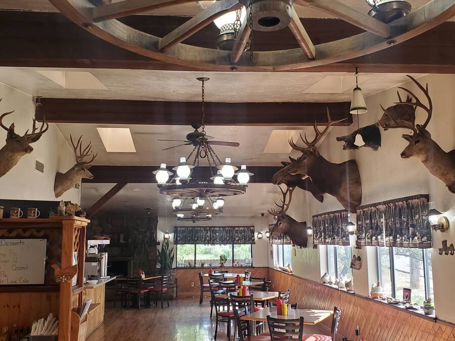 Breakfast, lunch and dinner served