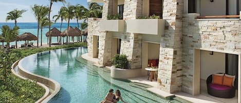 3 outdoor pools, cabanas (surcharge), pool umbrellas