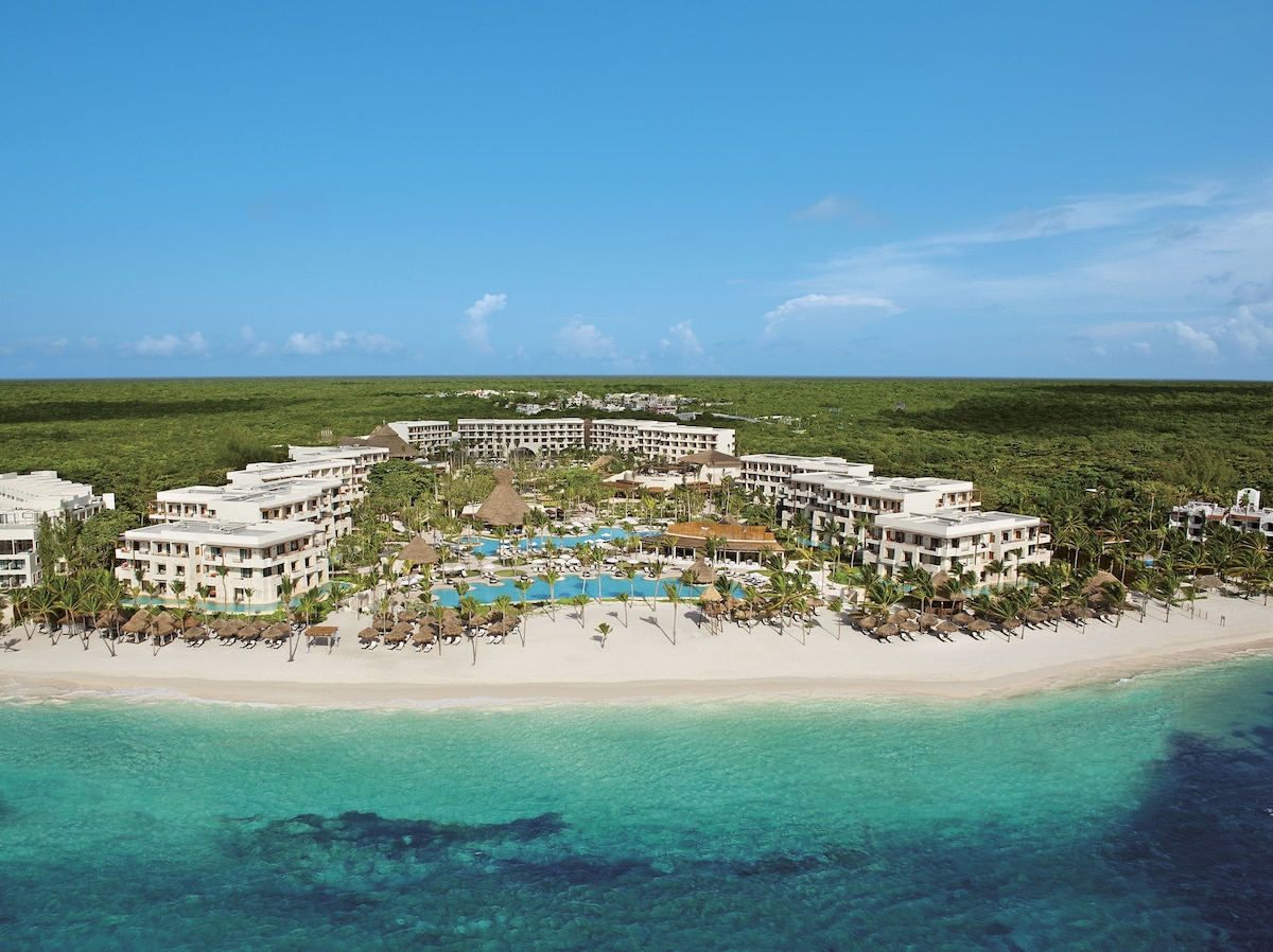 aerial shot of Secrets Akumal Riviera Maya