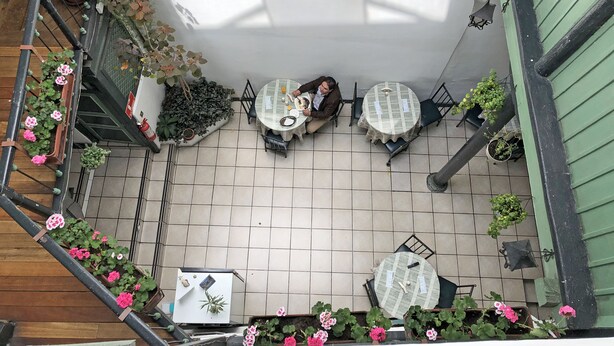 Lobby lounge - Hostal Latina (Cuenca)