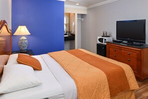 Individually decorated, individually furnished, desk, blackout drapes