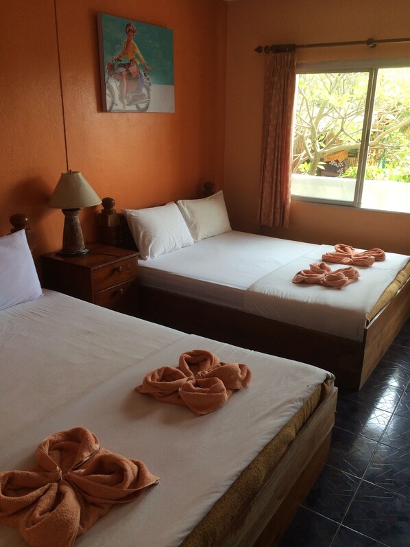 Standard Large Size 2 Double Beds