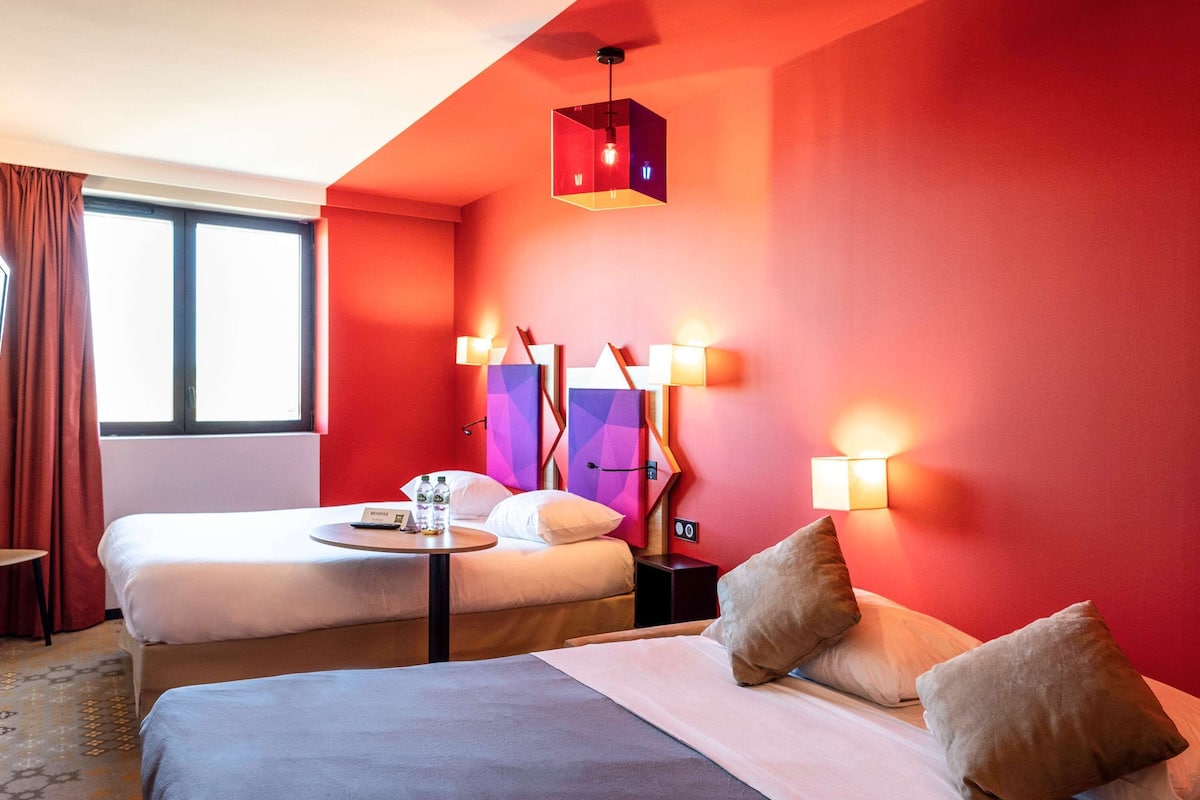 Standard Suite, Multiple Beds | Premium bedding, in-room safe, desk, iron/ironing board