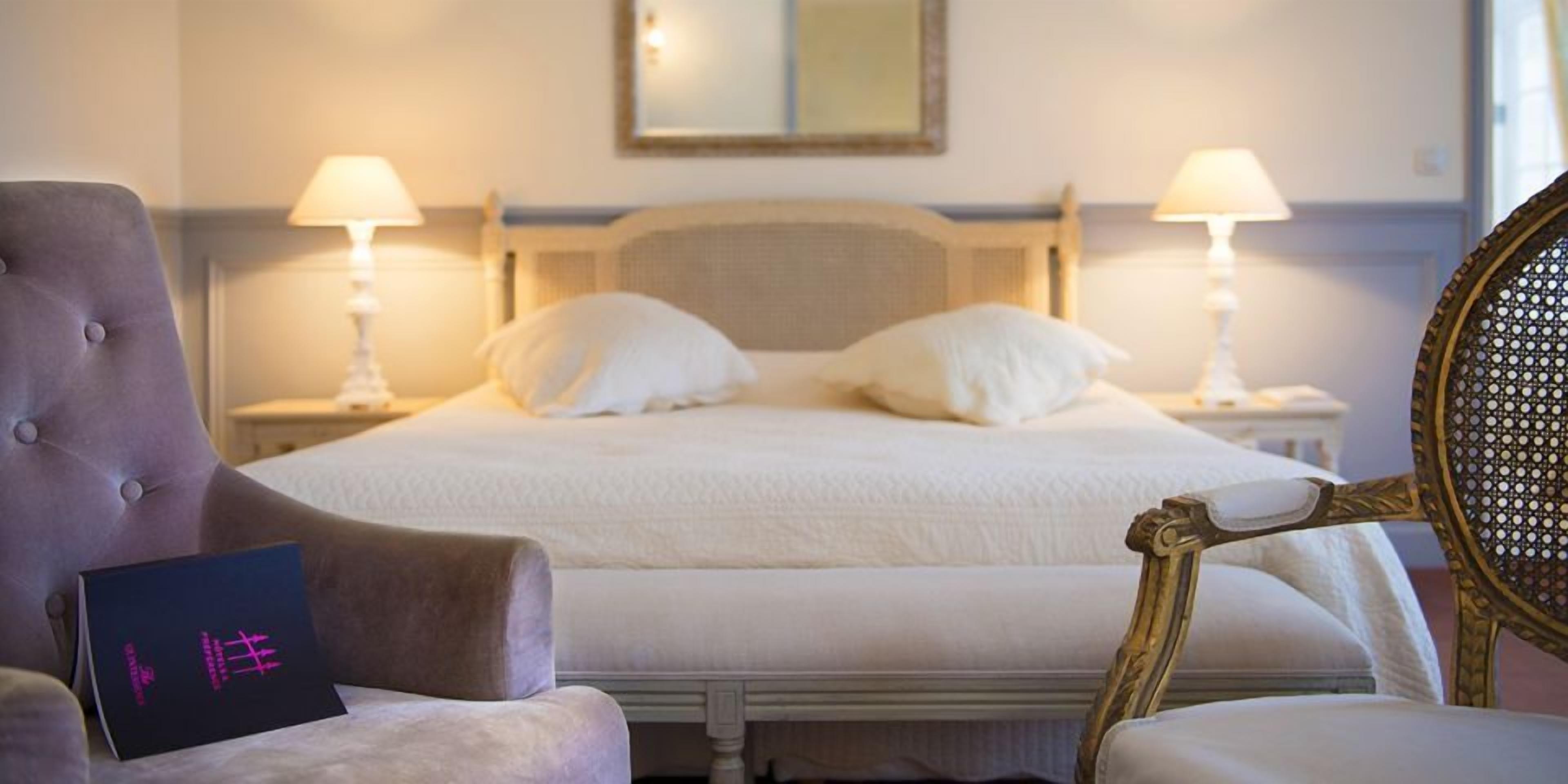 premium bedding, individually decorated, desk, soundproofing