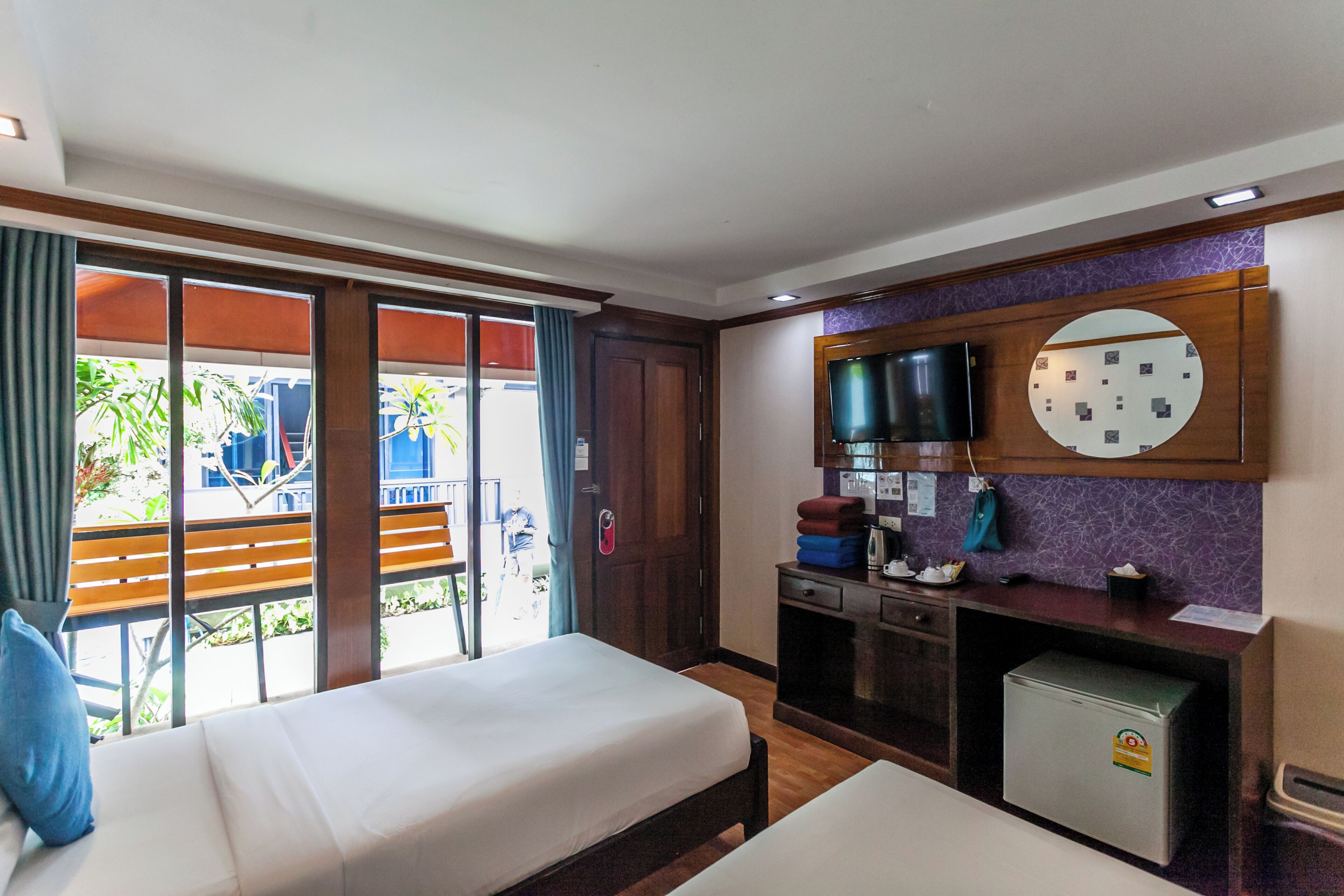 Bungalow Twin Bed | 迷你吧、客房内保险箱、免费 WiFi