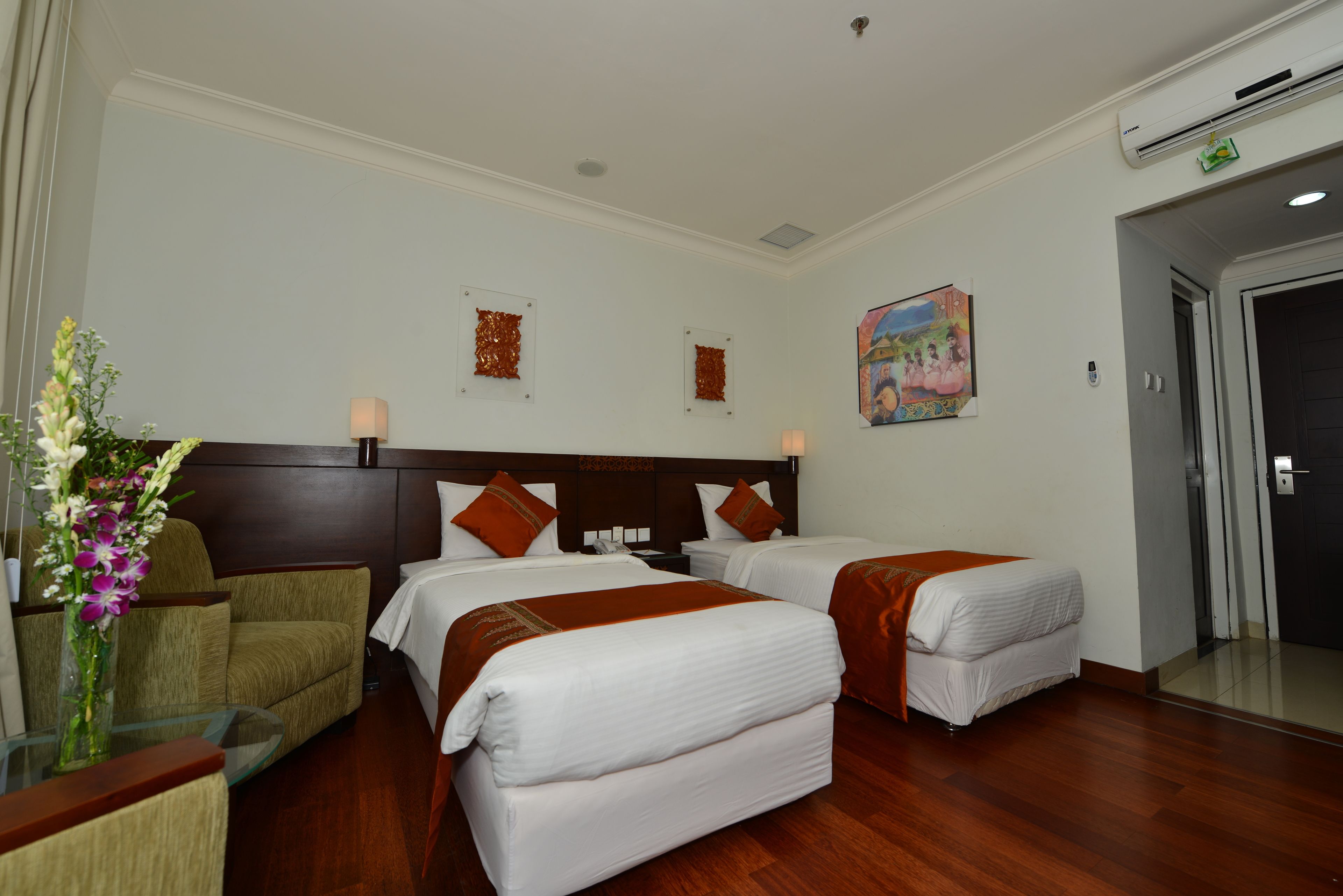 Kahden hengen deluxe-huone (yksi tai kaksi sänkyä)