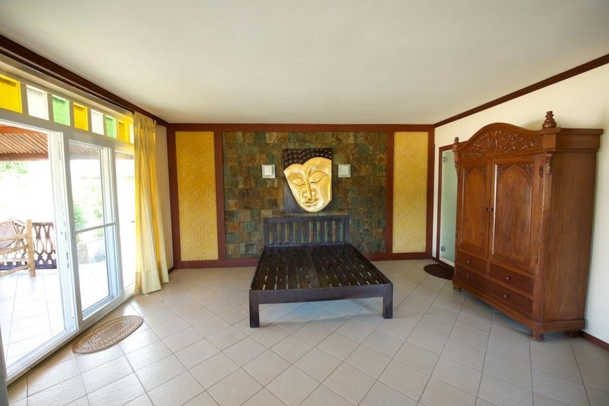 Vila premium, 1 cama King, sacada, vista para o oceano | Cofres nos quartos, Wi-Fi de cortesia