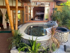 Cabaña estándar, 2 habitaciones | Bañera de hidromasaje