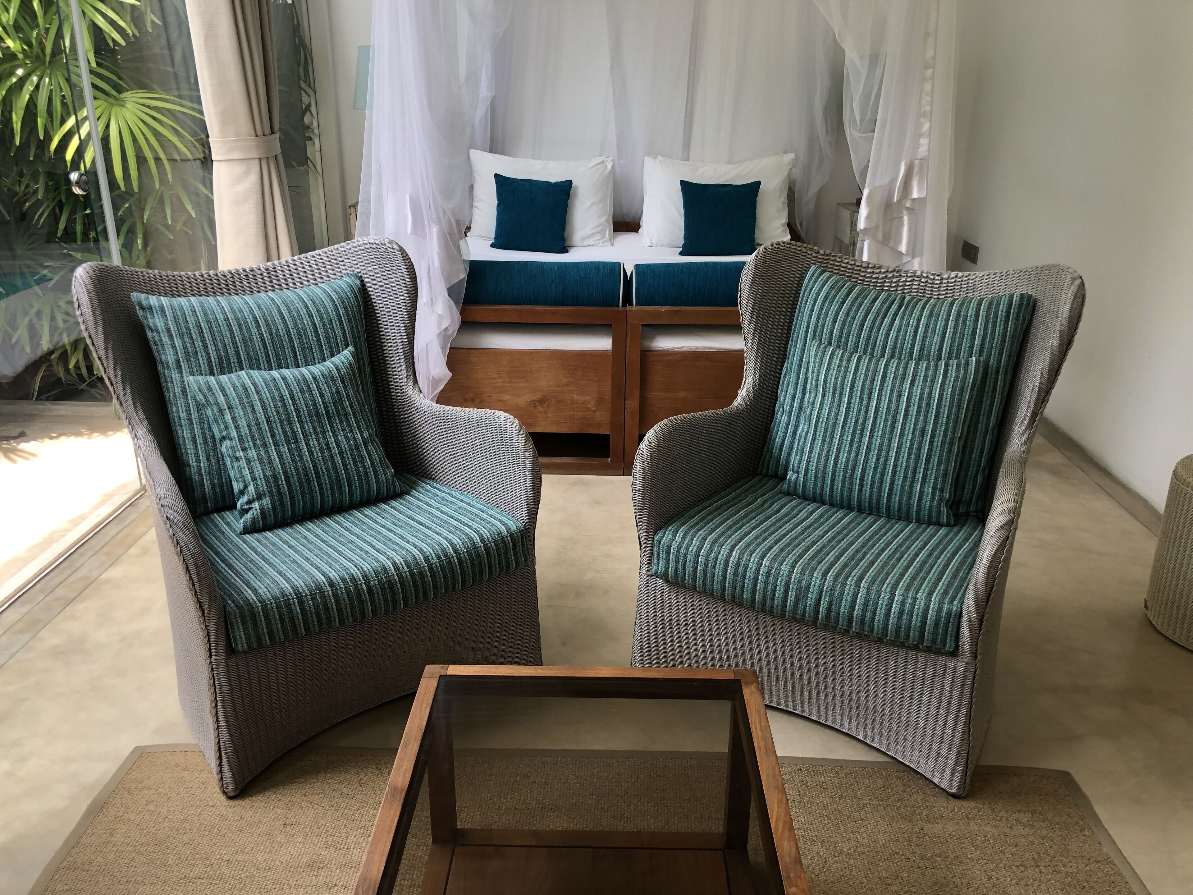 palm double room | living room | 32-inch led tv with satellite channels, tv