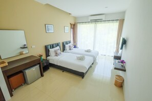 Chambre avec lits jumeaux