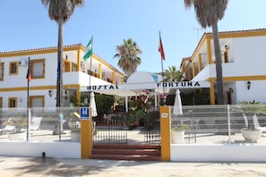 Fassade der Unterkunft
