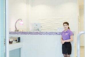 Inn-/utsjekkingsautomat