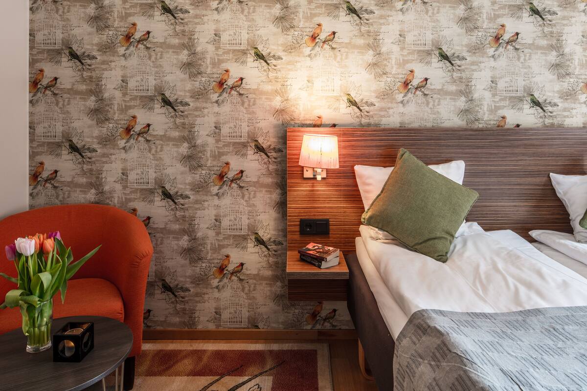 Classic Double Room | Desk, blackout drapes, WiFi (free), bed sheets