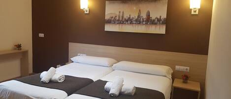 Individually decorated, individually furnished, desk, blackout curtains