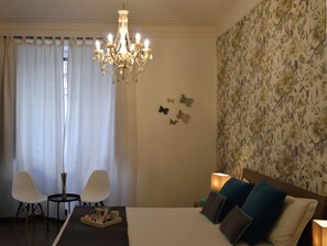Economy Double Room | Premium bedding, minibar, iron/ironing board, free cribs/infant beds - Nobilcasa Suites (Rome)