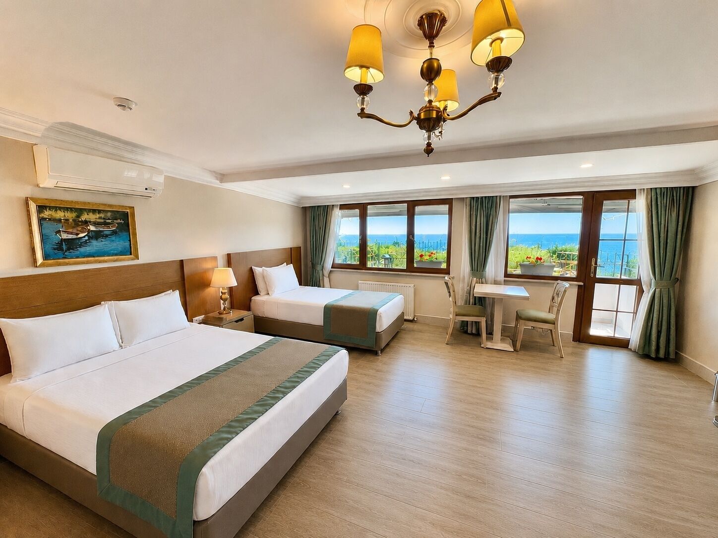 Family Suite, Sea View or City View | Premium bedding, Select Comfort beds, minibar, in-room safe