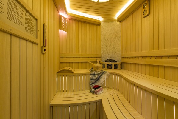 Behandlingsrum til par, tyrkisk bad/hammam, kropsbehandlinger