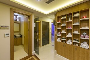 Salas de tratamiento para parejas y baño turco o hammam 