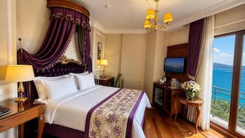 Superior Room, Sea View and Bucoleon Palace View | Premium bedding, Select Comfort beds, minibar, in-room safe
