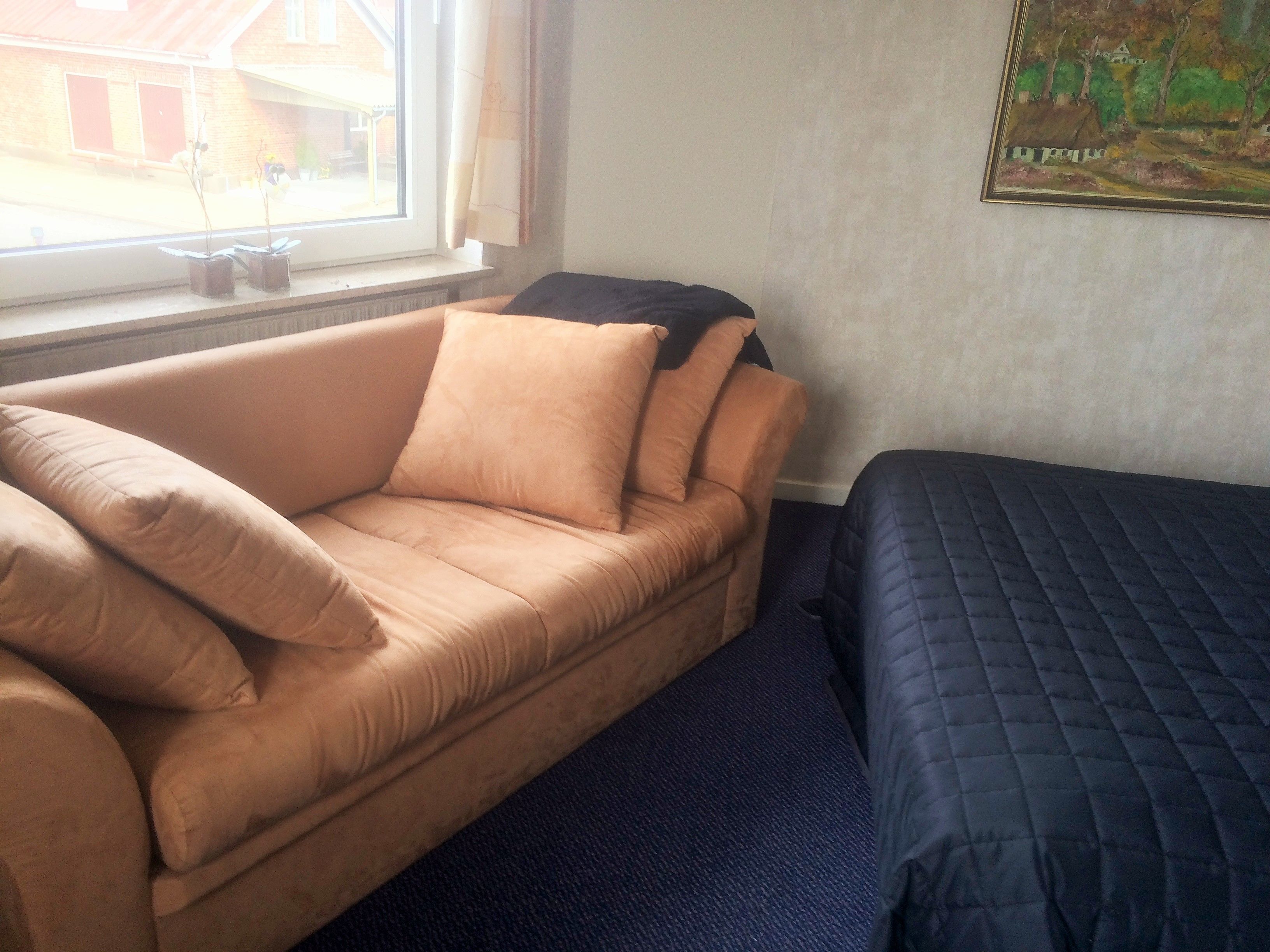 Dobbeltværelse - privat badeværelse | Individuelt design, individuel indretning, strygejern/strygebræt