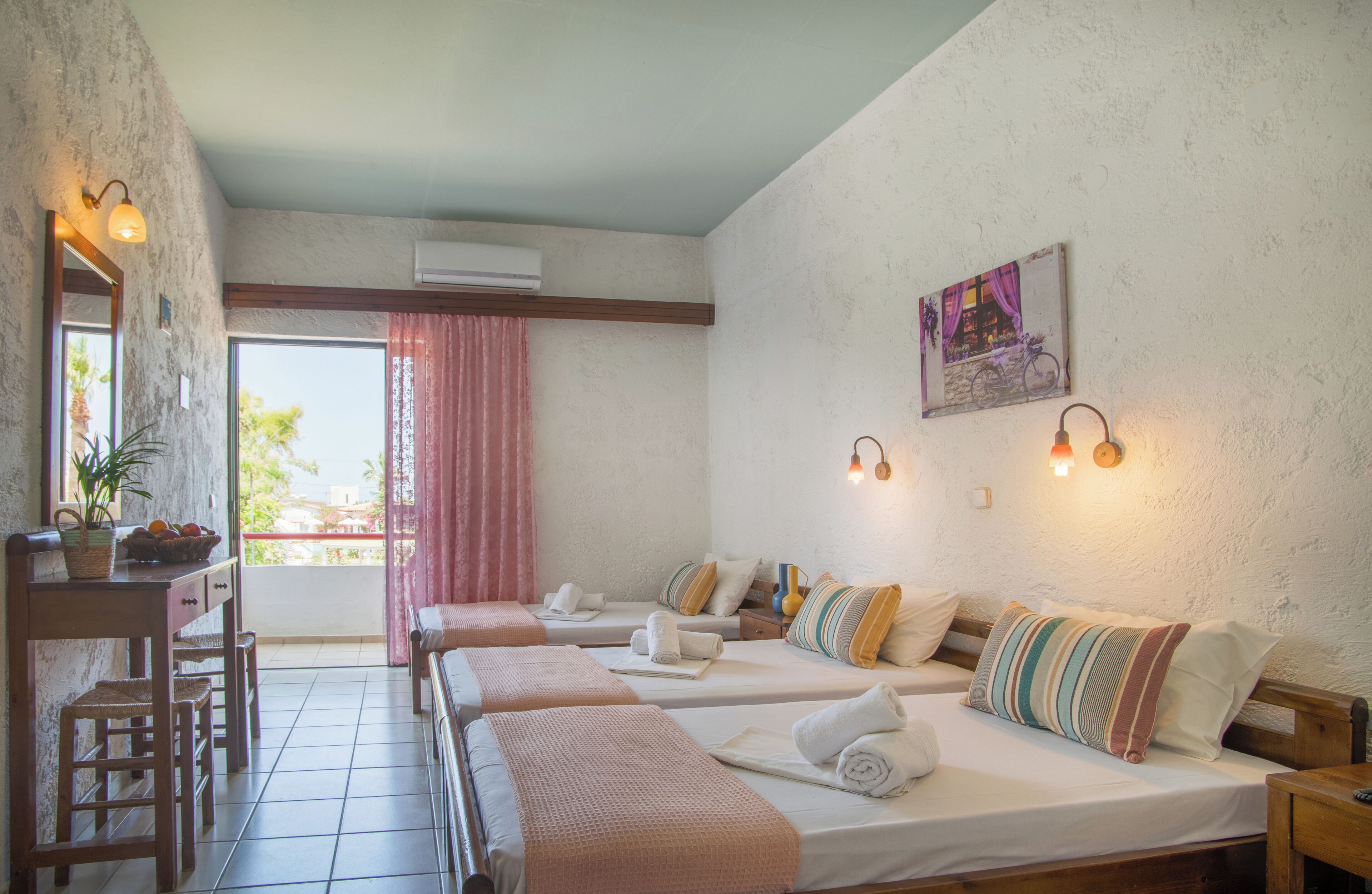 Iron/ironing board, cots/infant beds, free WiFi, bed sheets
