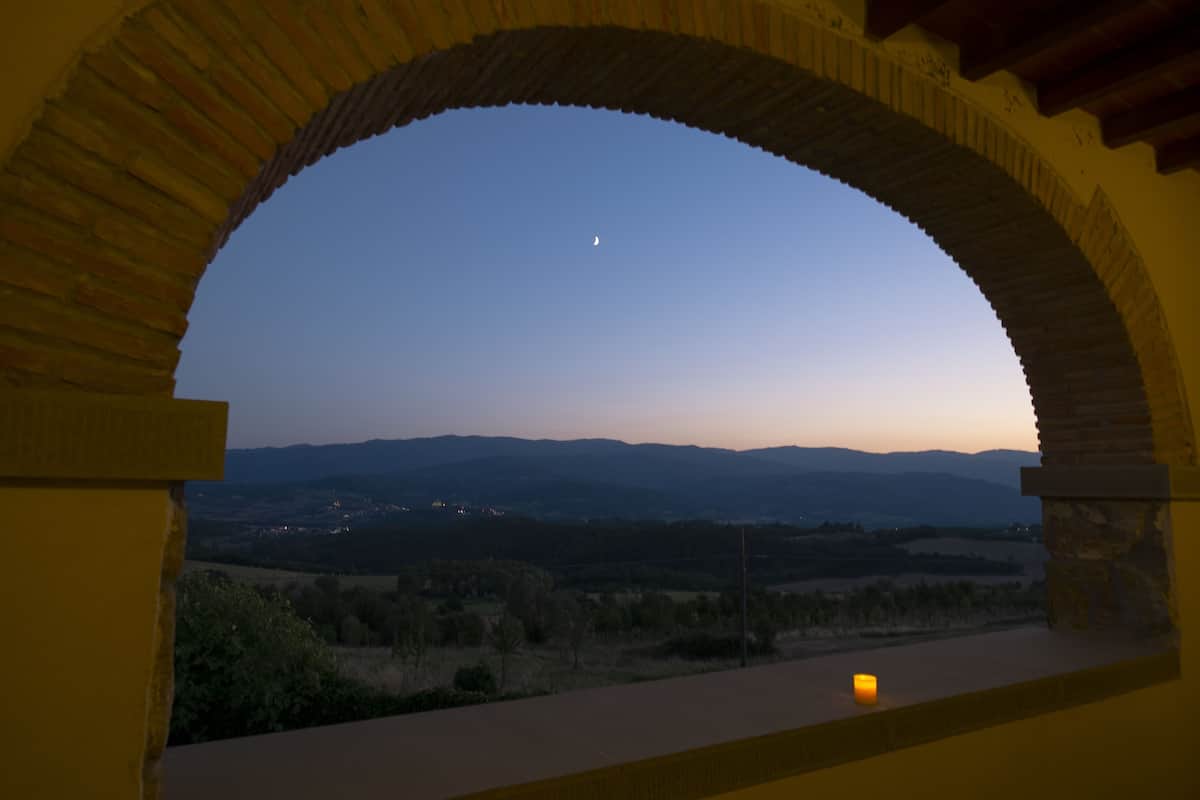 Appartamento Romantico, 1 camera da letto, balcone, lato giardino | Vista dalla camera