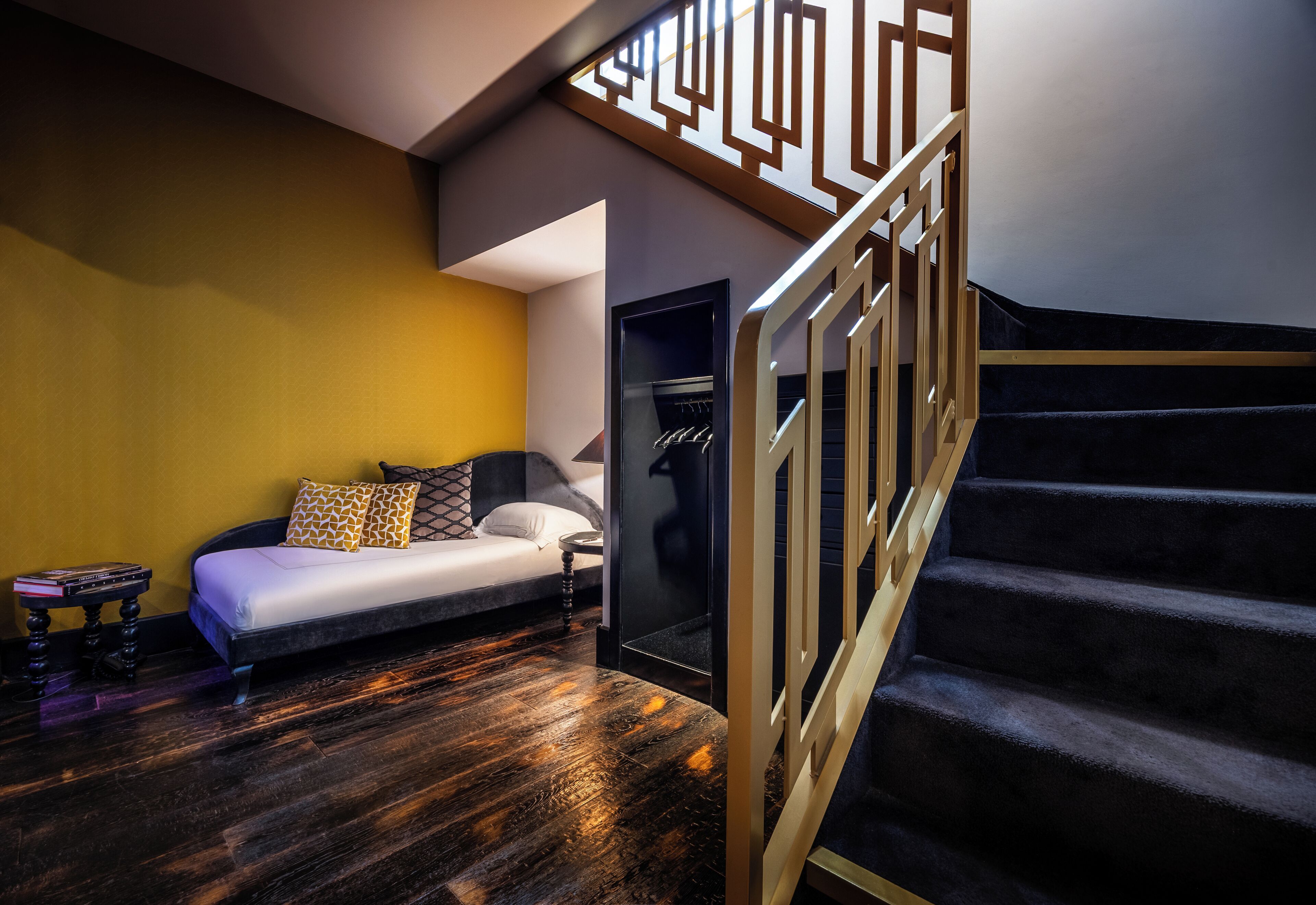 family room | premium bedding, minibar, in-room safe, blackout curtains