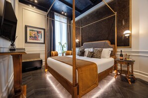 Habitación doble ejecutiva | Ropa de cama de alta calidad y minibar 