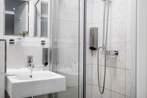 Double Room | Desk, iron/ironing board, free WiFi, bed sheets - Hotel Point (Stockholm)