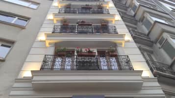 Façana frontal de l'allotjament