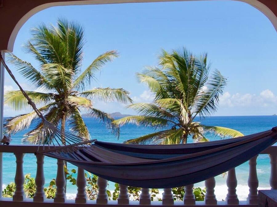 Honeymoon Double Room, 1 King Bed, Terrace, Beach View (Grenadine) | Terrace/patio