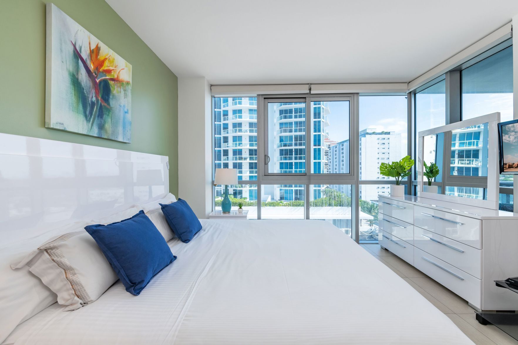 1 habitación y ropa de cama de alta calidad 