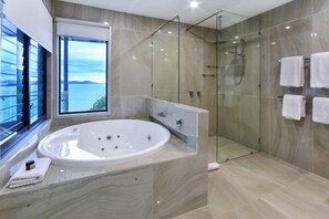 Hidden Cove 7 | Bathroom | Hair dryer, towels - Hamilton Island Holiday Homes (Whitsundays)