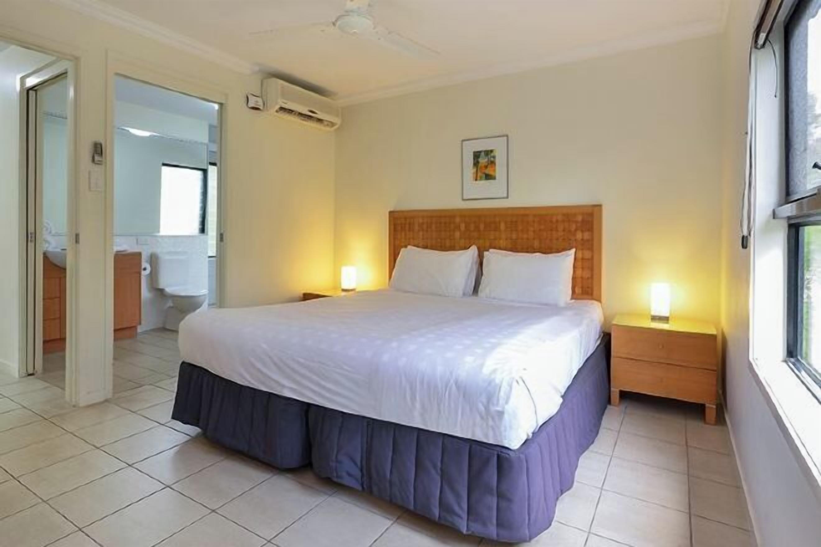 Individually decorated, individually furnished, iron/ironing board