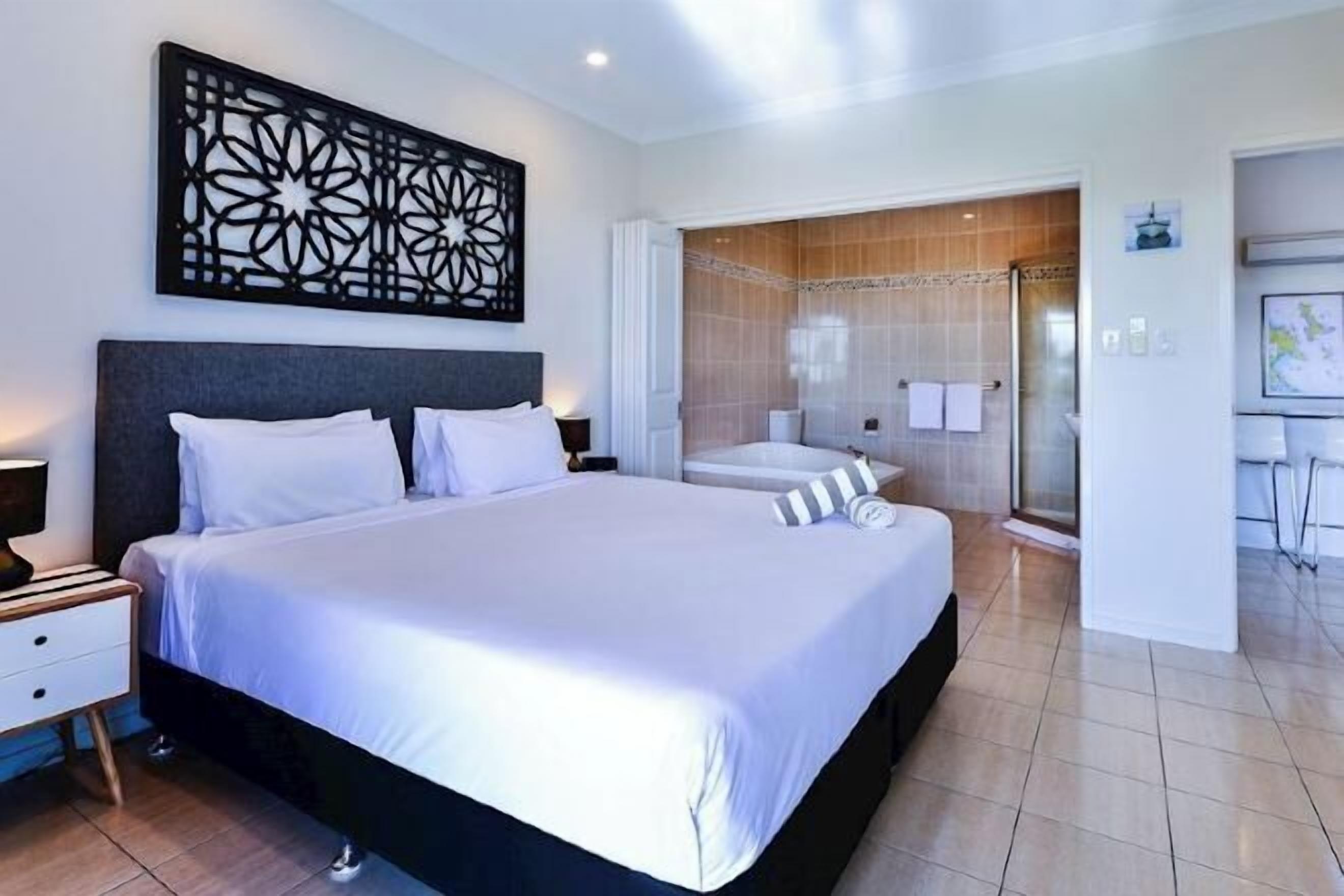 Individually decorated, individually furnished, iron/ironing board