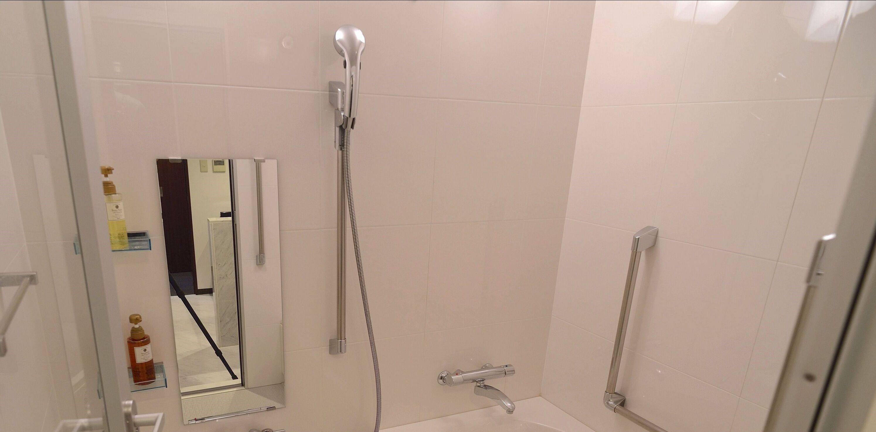 superior twin room, non smoking | bathroom | separate bathtub and shower, spring water bathtub, hair dryer, slippers