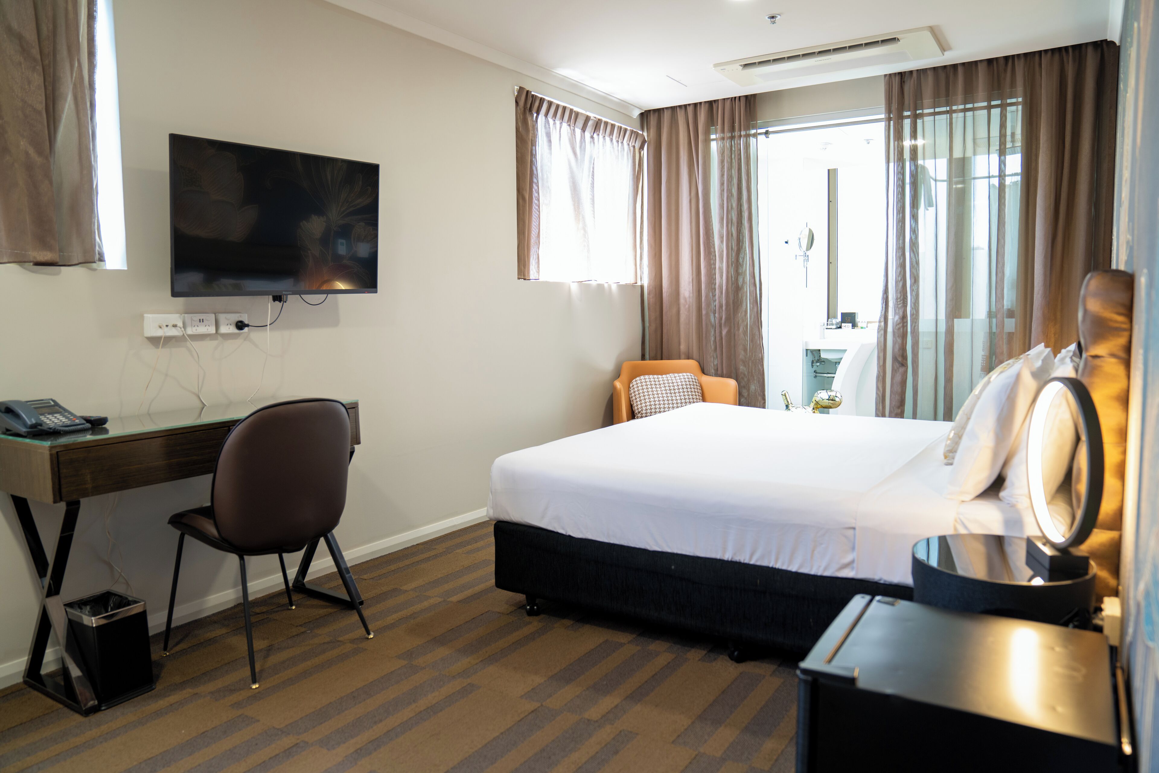 premium bedding, in-room safe, desk, blackout curtains