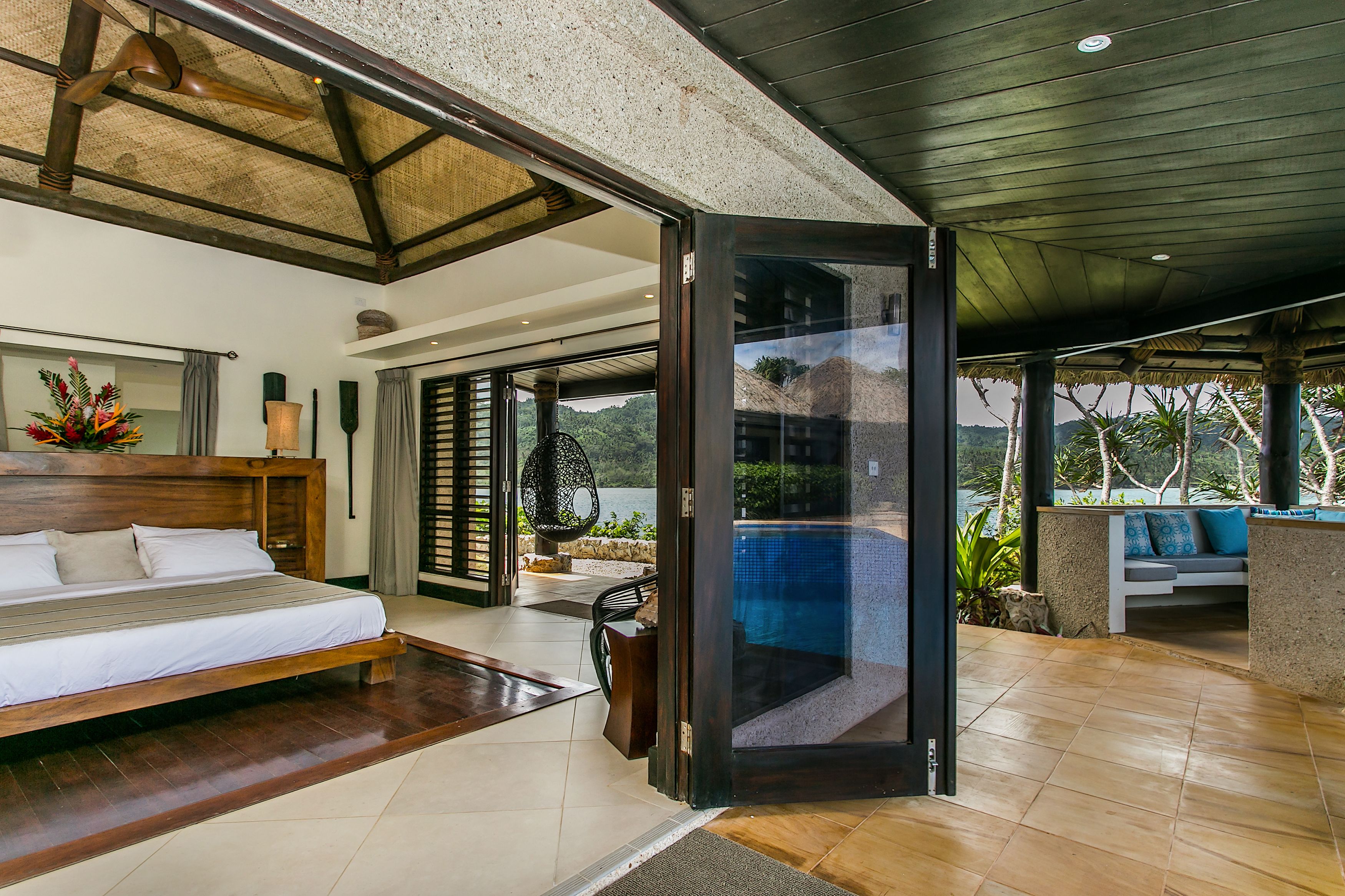 3 bedrooms, premium bedding, in-room safe, individually decorated