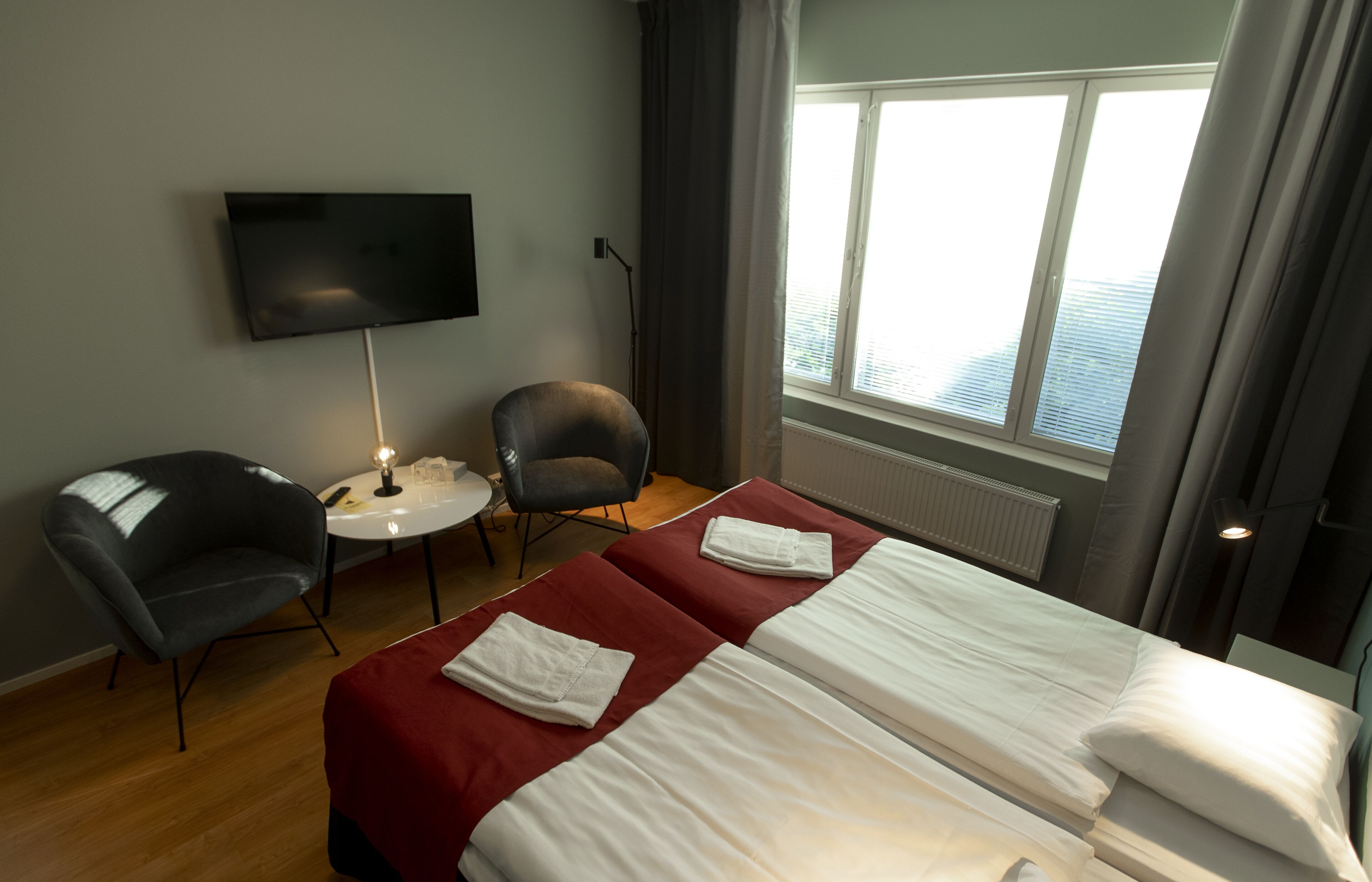 Rideaux occultants, Wi-Fi gratuit, draps fournis