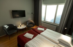 Twin Room | Blackout drapes, free WiFi, bed sheets