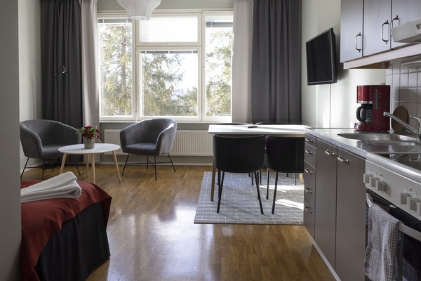 Standard Apartment | Blackout drapes, free WiFi, bed sheets