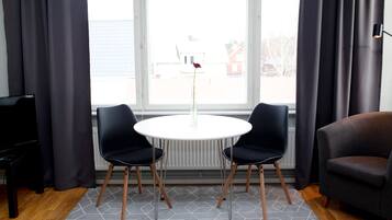 Studiolejlighed | Mørklægningsgardiner, gratis Wi-Fi, sengetøj